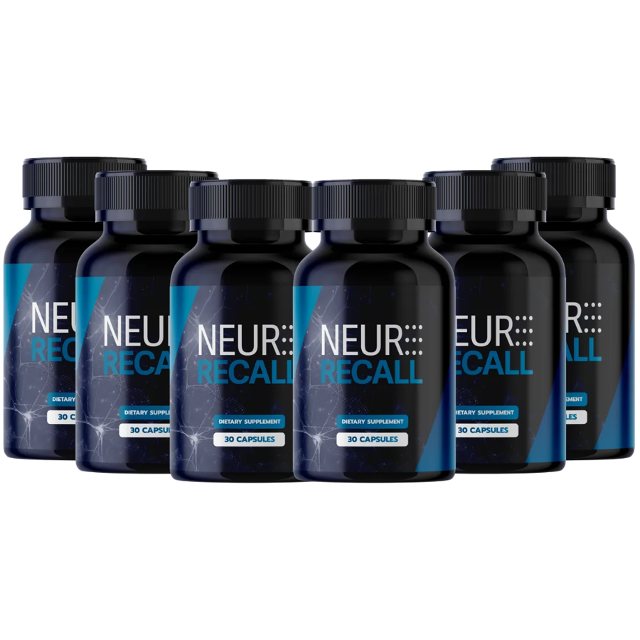 NeuroRecall six-bottle bundle